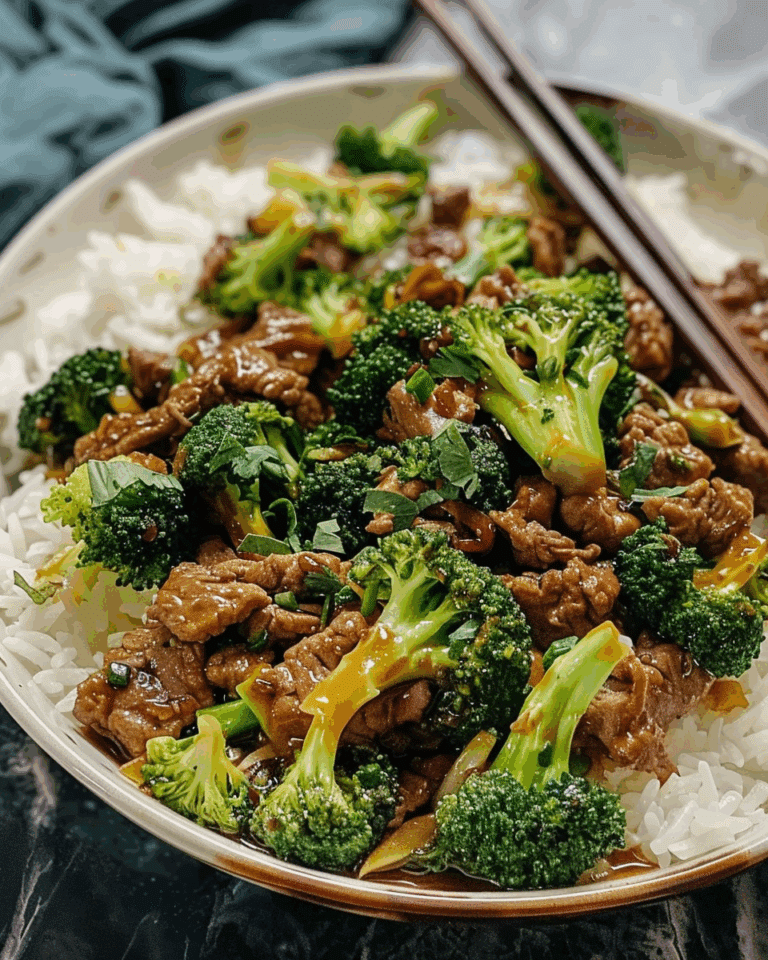 Chinese Beef and Broccoli (One Pan Take-Out)