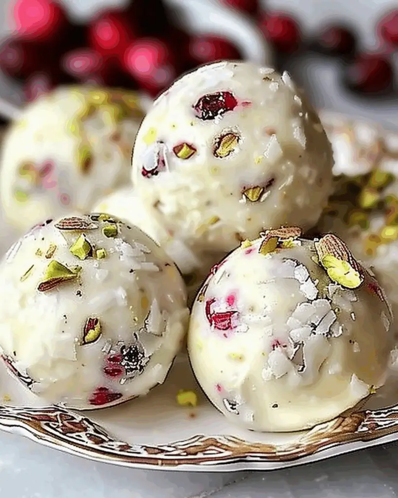 Cranberry Pistachio Balls