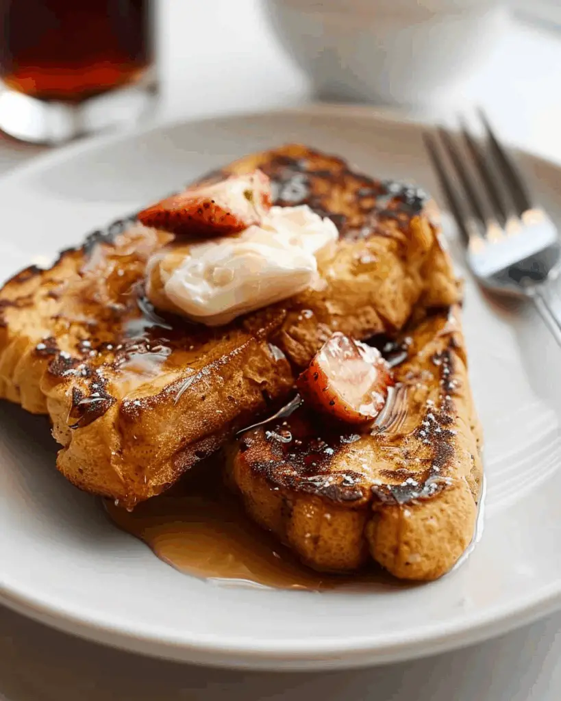 Indulgent & Simple Vegan French Toast