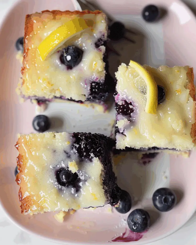 Lemon Blueberry Sheet Cake