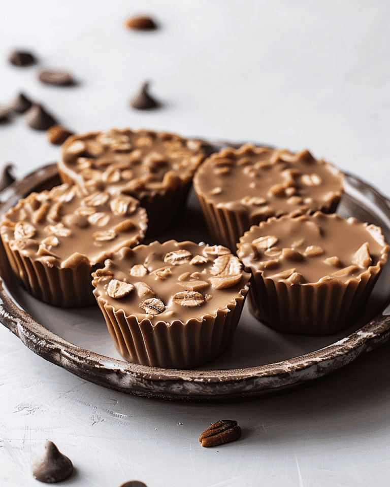 No-Bake Peanut Butter Oat Cups