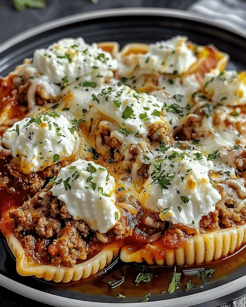 Beef Stuffed Shells Ricotta