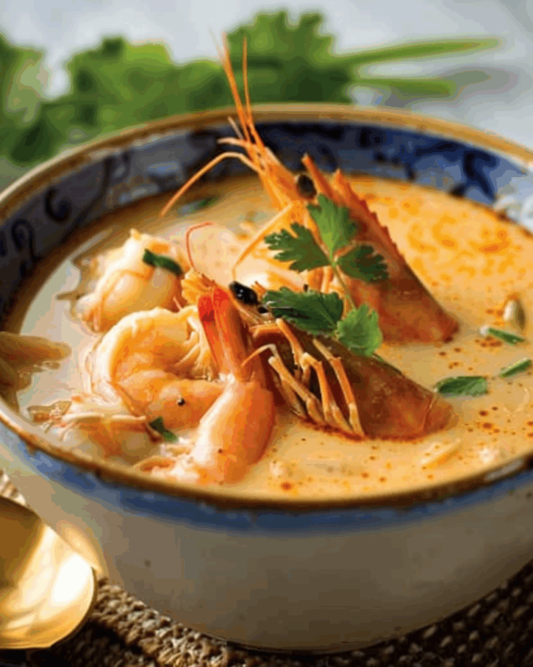 Hot and Sour Lemongrass Shrimp Soup
