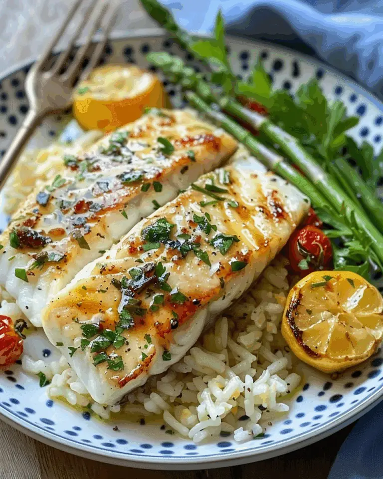 Garlic Butter White Fish