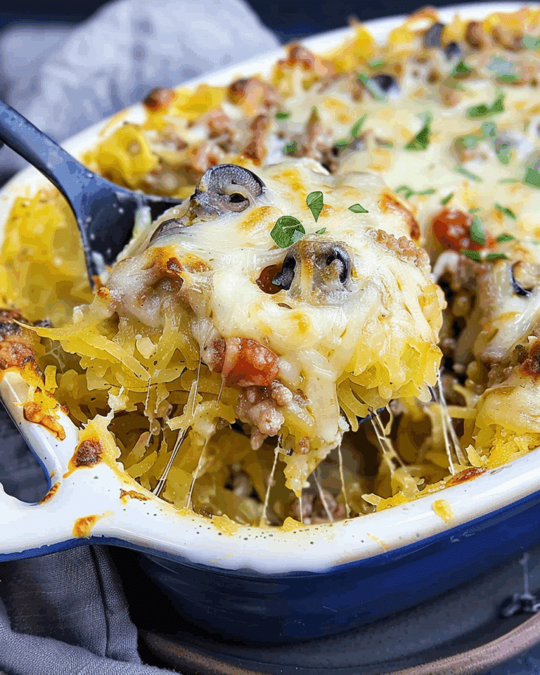 Low Carb Spaghetti Squash Casserole