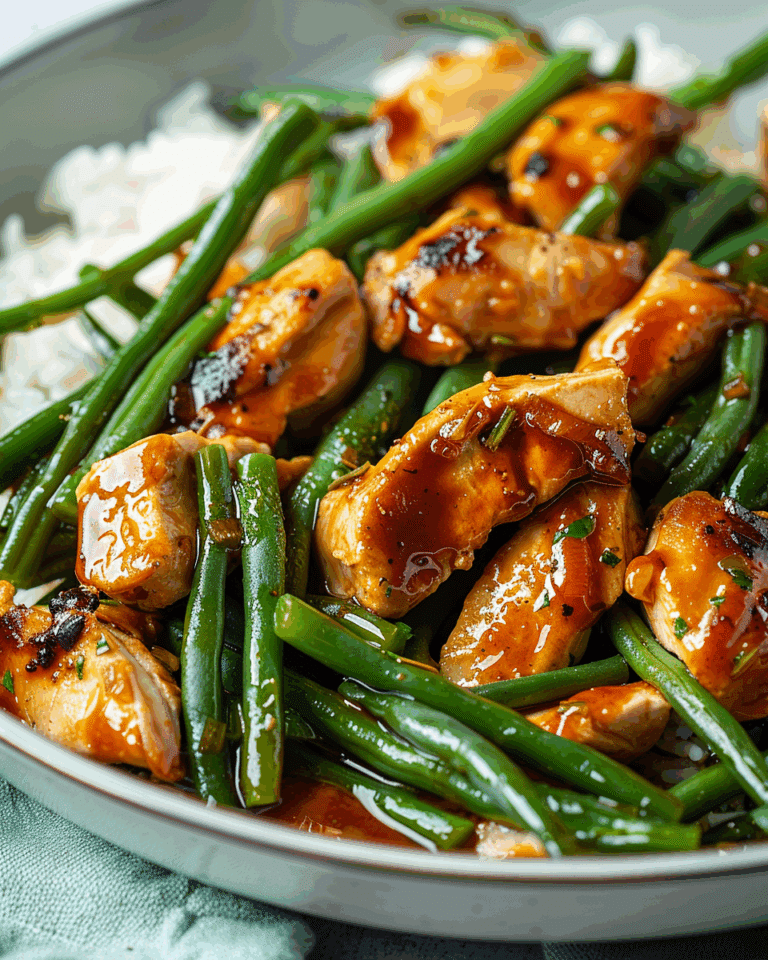 Easy Chicken Breast and Green Beans