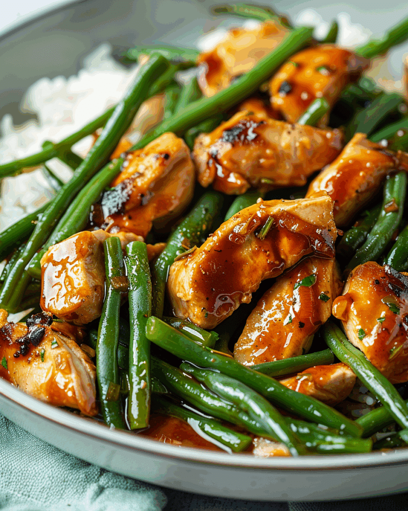 Easy Chicken Breast and Green Beans