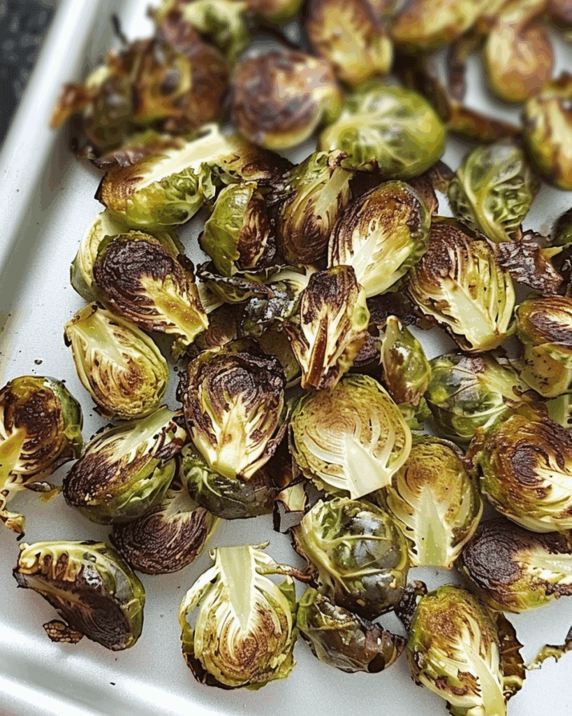 Roasted Crispy Brussels Sprouts