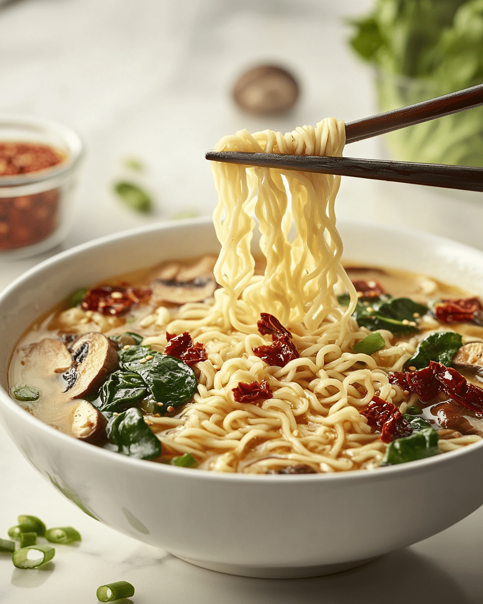 Creamy Mushroom Ramen Recipe