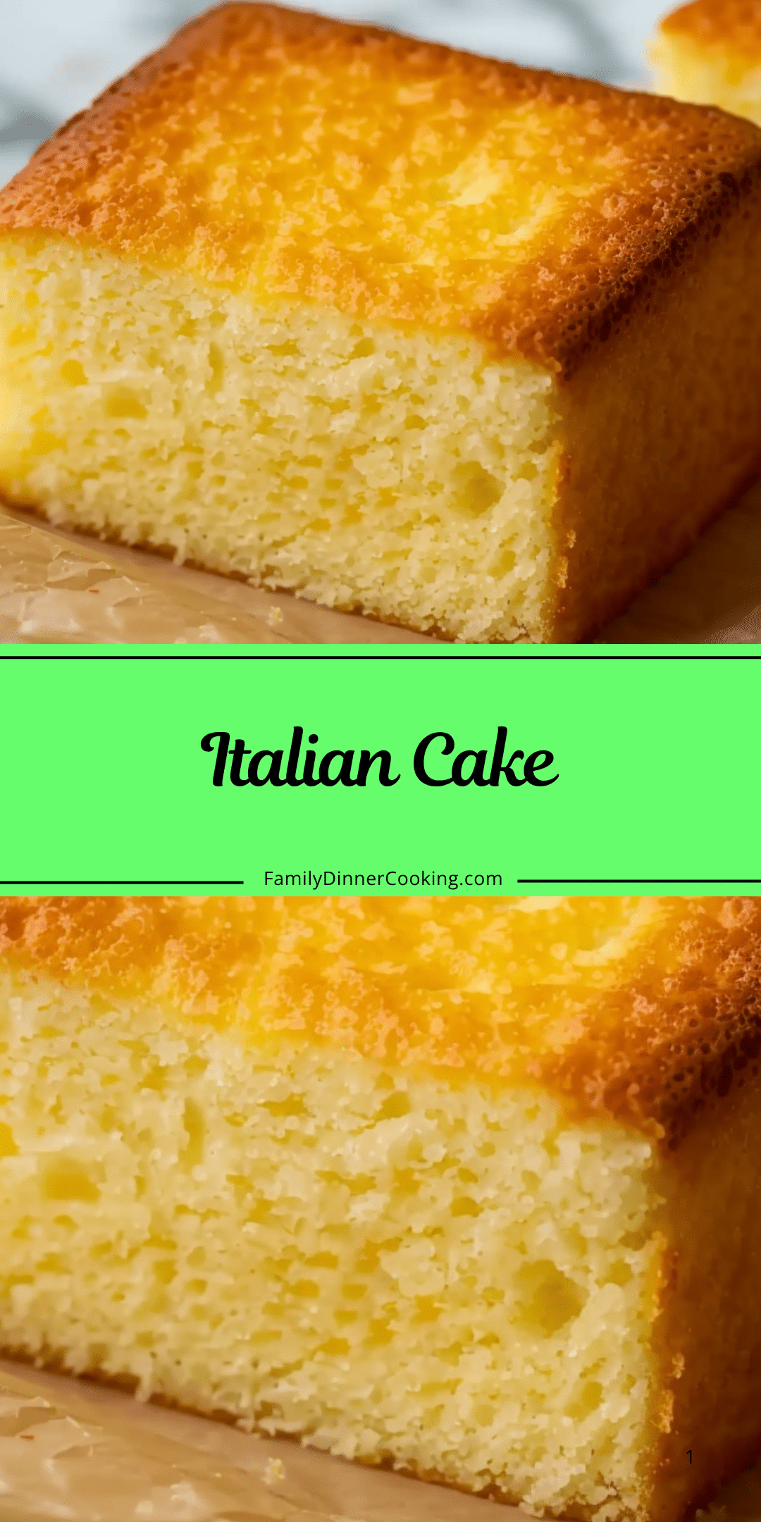 Italian Cake | Family Dinner Cooking