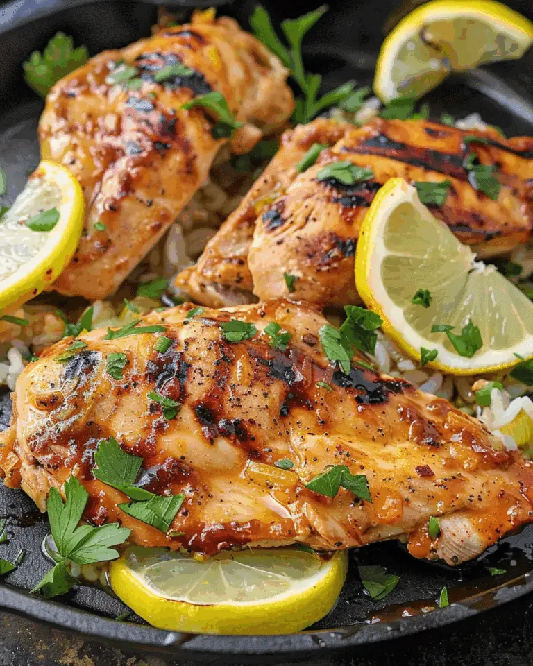 Lemon BBQ Chicken (Fire Chicken)