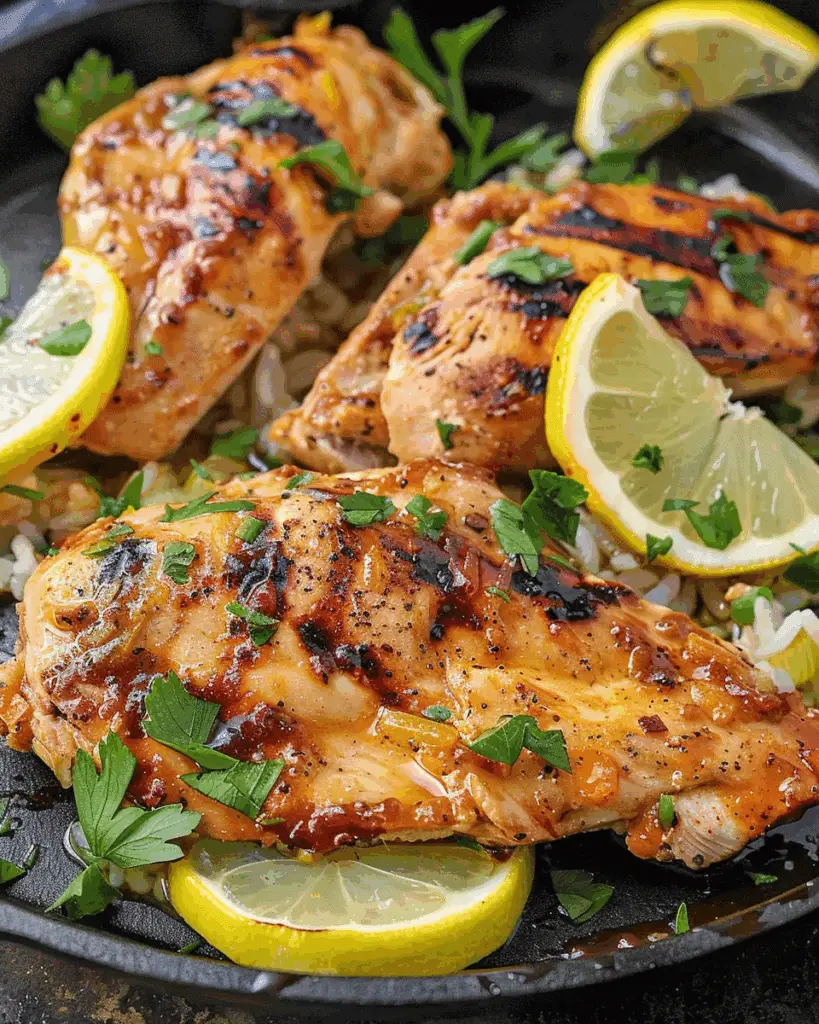 Lemon BBQ Chicken (Fire Chicken)