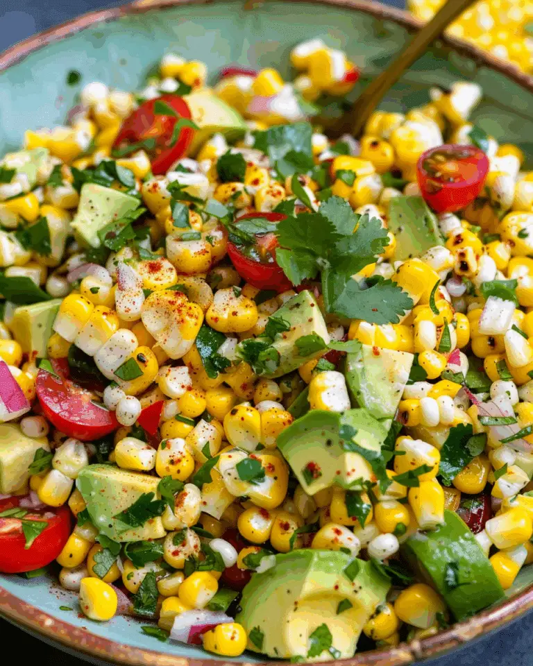 Summer Corn Salad with Avocado