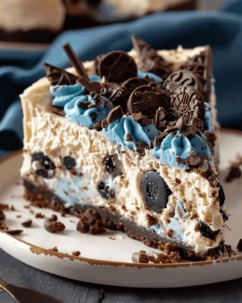 Cookie Monster Cheesecake