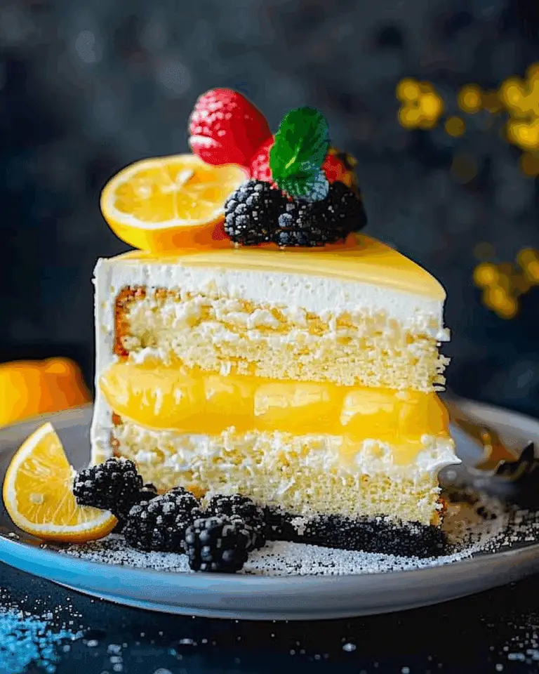 Lemon Mousse Cake