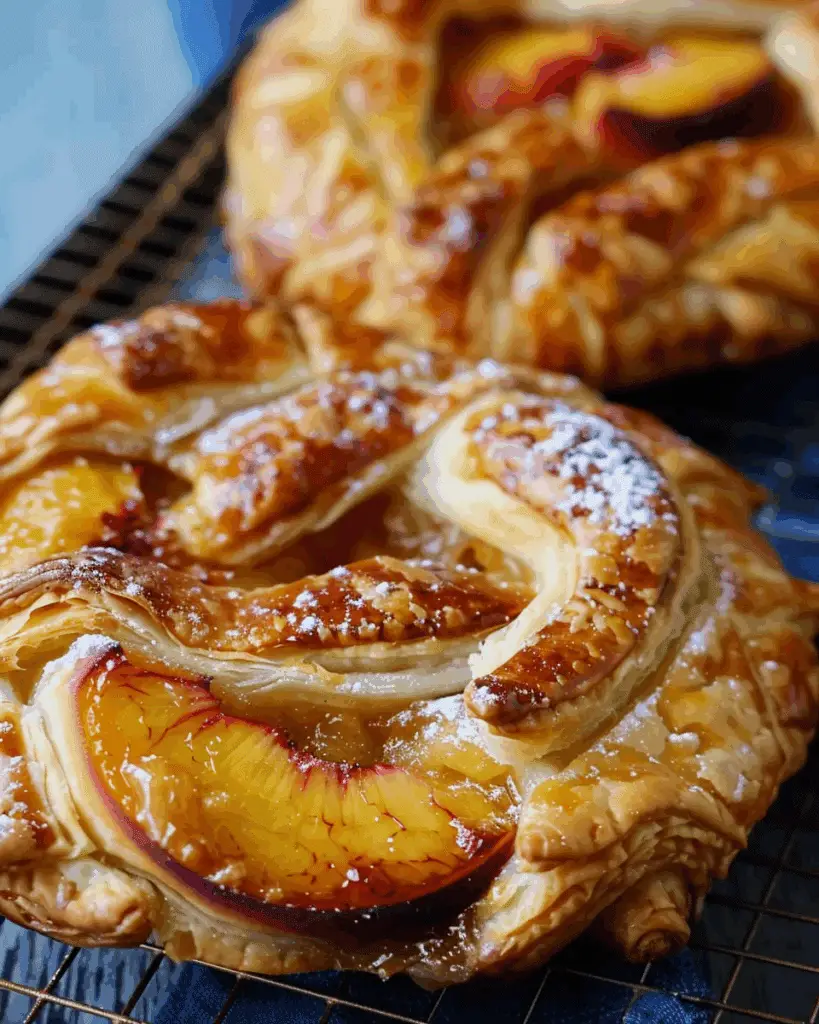Peach Puff Pastry