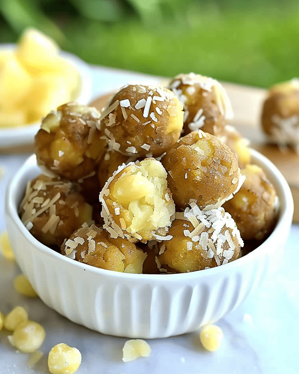Pineapple Energy Bites