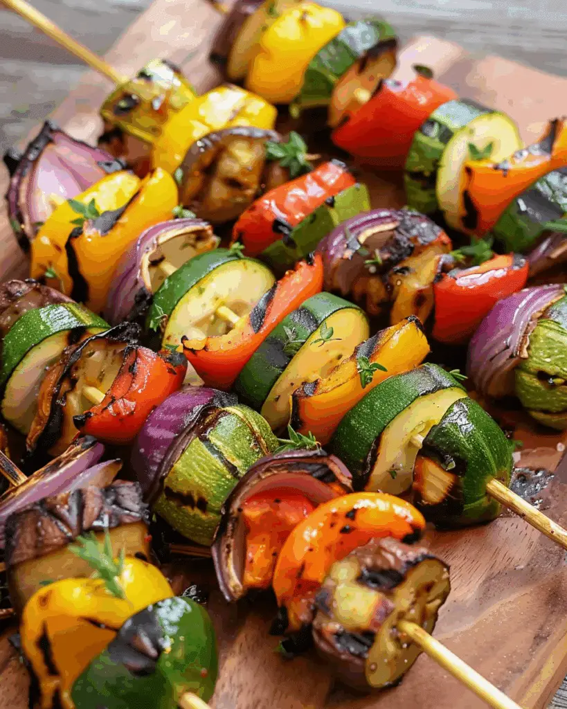 Amazing Grilled Vegetable Kabobs