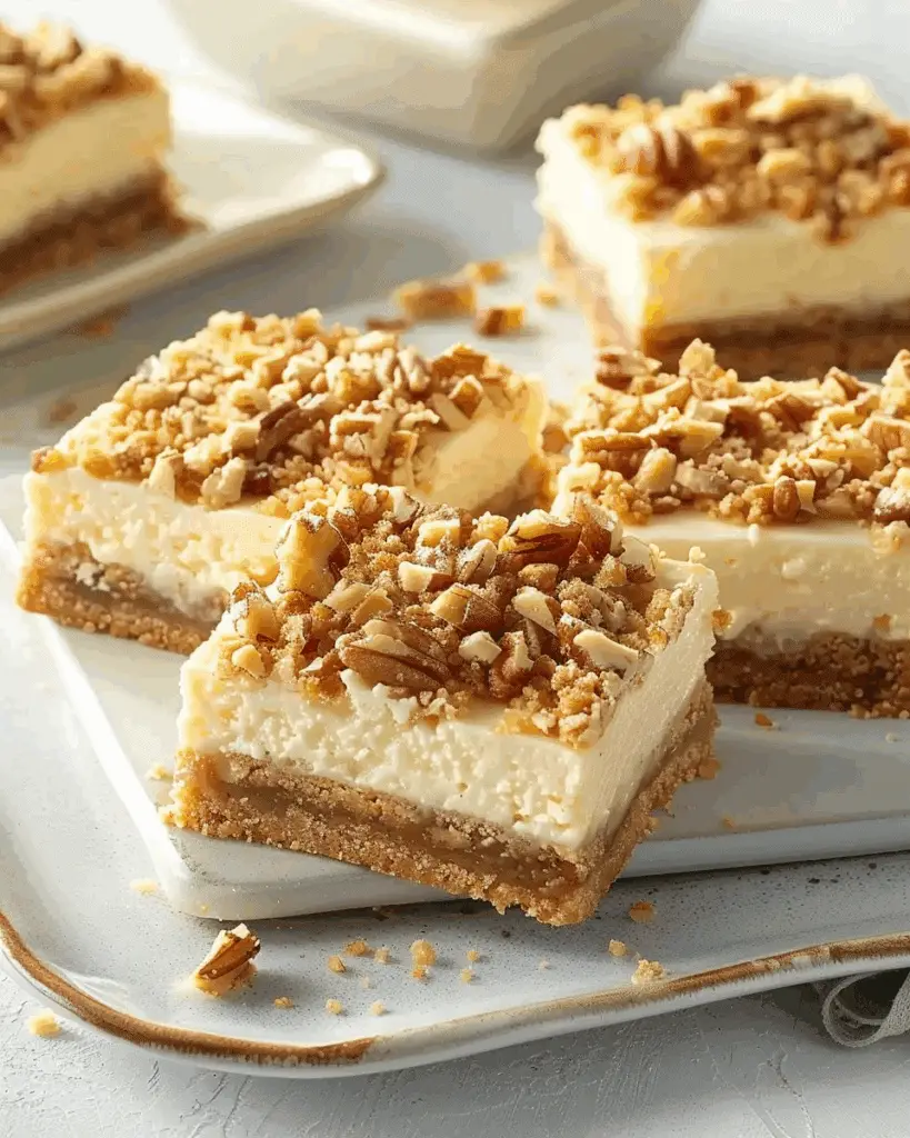 Nutty Cheesecake Squares