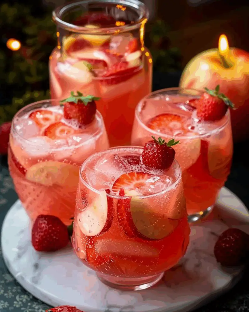 Summer Strawberry Apple Punch