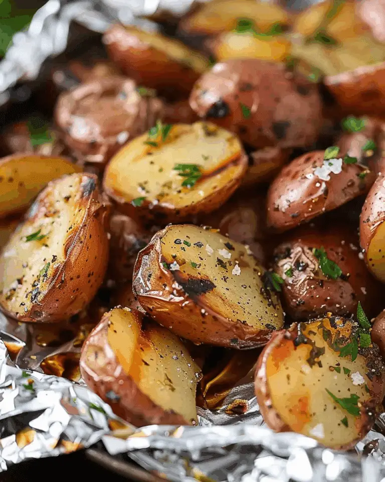 Foil Pack Grilled Potatoes