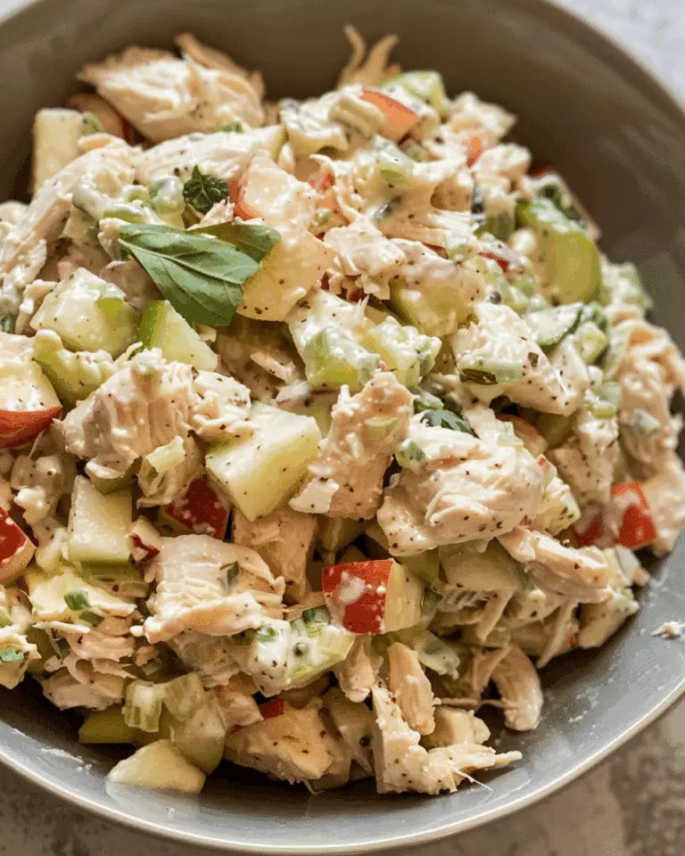 Healthy Chicken Salad with Apples (Dairy-Free, Gluten-Free)