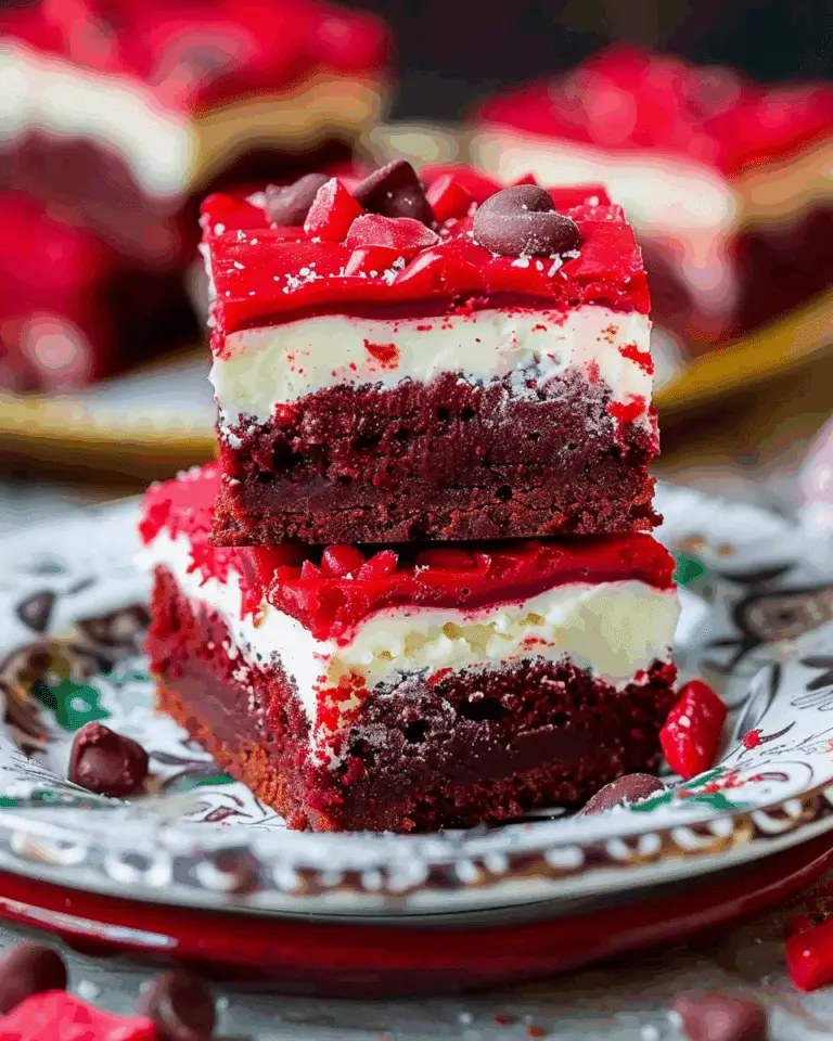 Red Velvet Cream Cheese Brownies