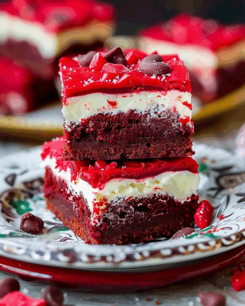 Red Velvet Cream Cheese Brownies