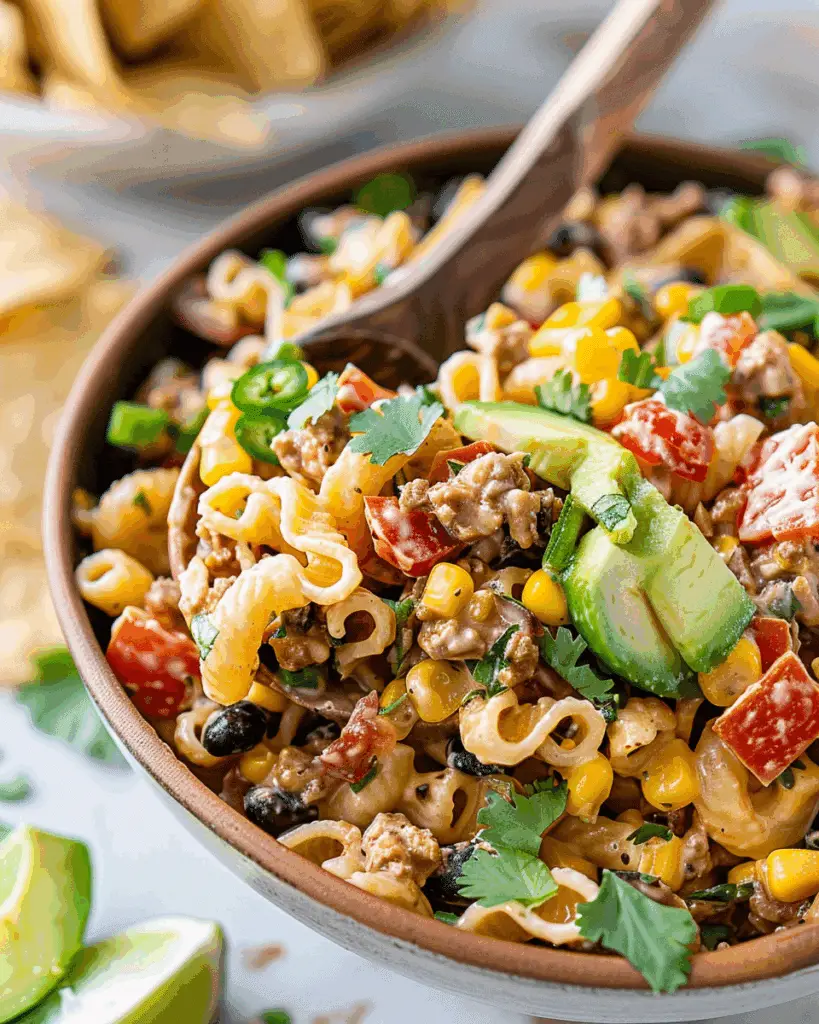 Creamy Taco Pasta Salad