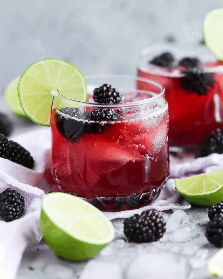 Easy Homemade Blackberry Limeade