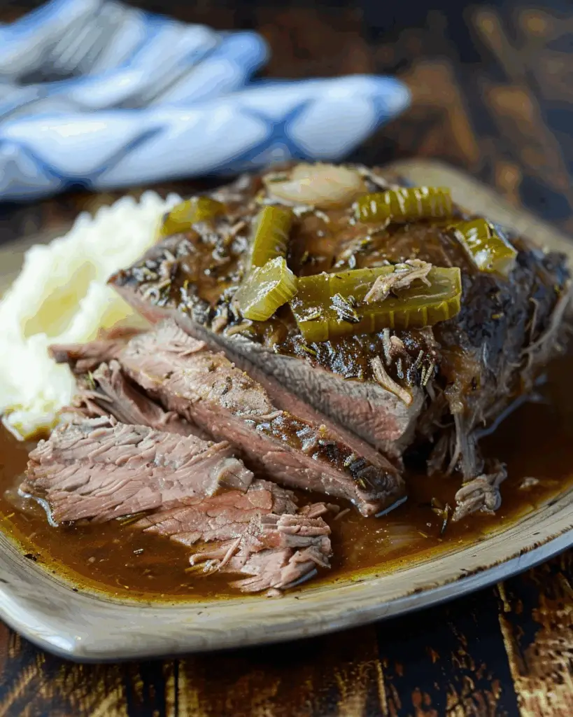 Slow Cooker Mississippi Pot Roast