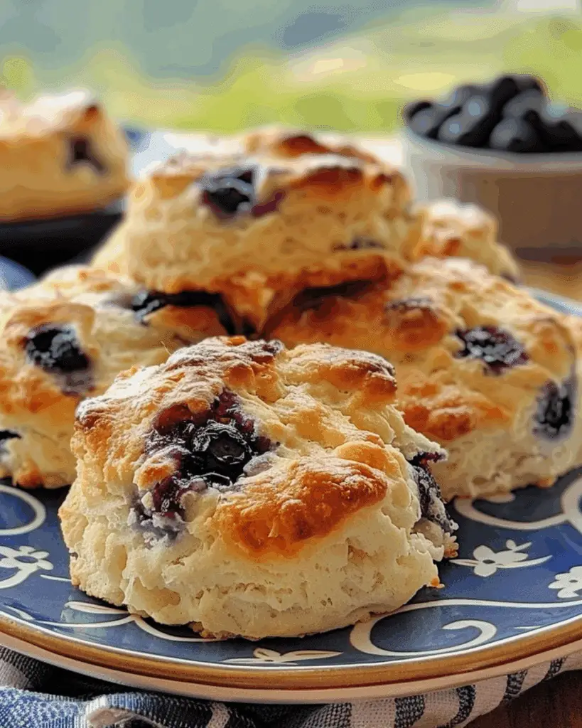 Sweet Blueberry Biscuits