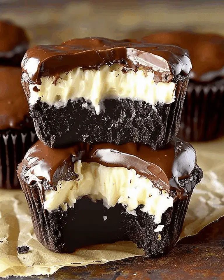 Cheesecake-Stuffed Chocolate Cupcakes