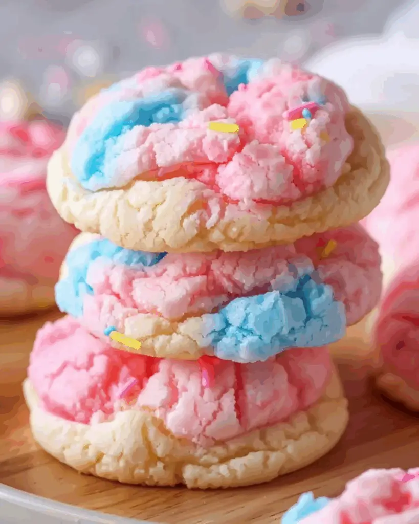 Cotton Candy Cookies