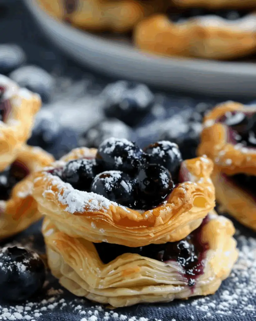 Mini Blueberry Pastries