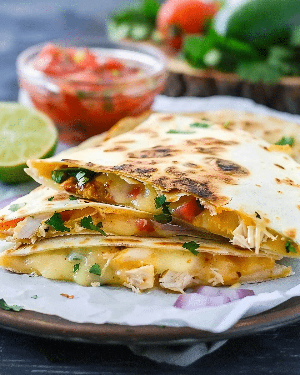 Mini Chicken Quesadillas