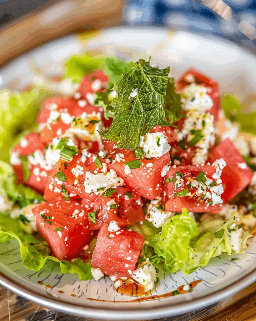 Watermelon & Feta Salad