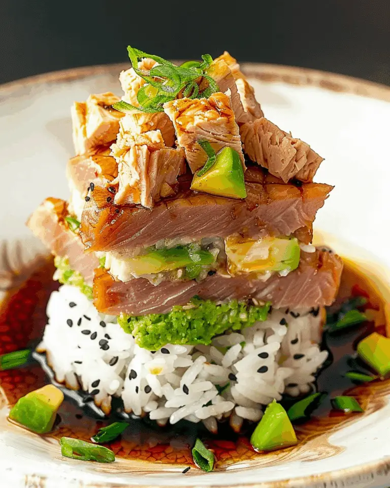 Ahi Tuna Sushi Stack