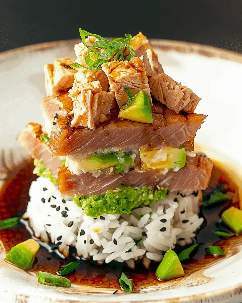 Ahi Tuna Sushi Stack