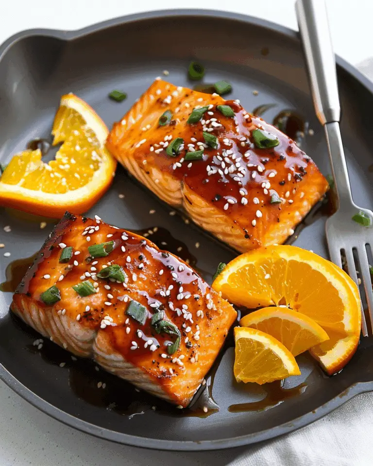 Orange Teriyaki Salmon