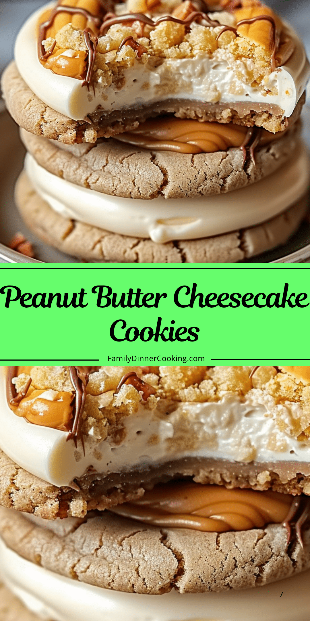 Peanut Butter Cheesecake Cookies | Family Dinner Cooking