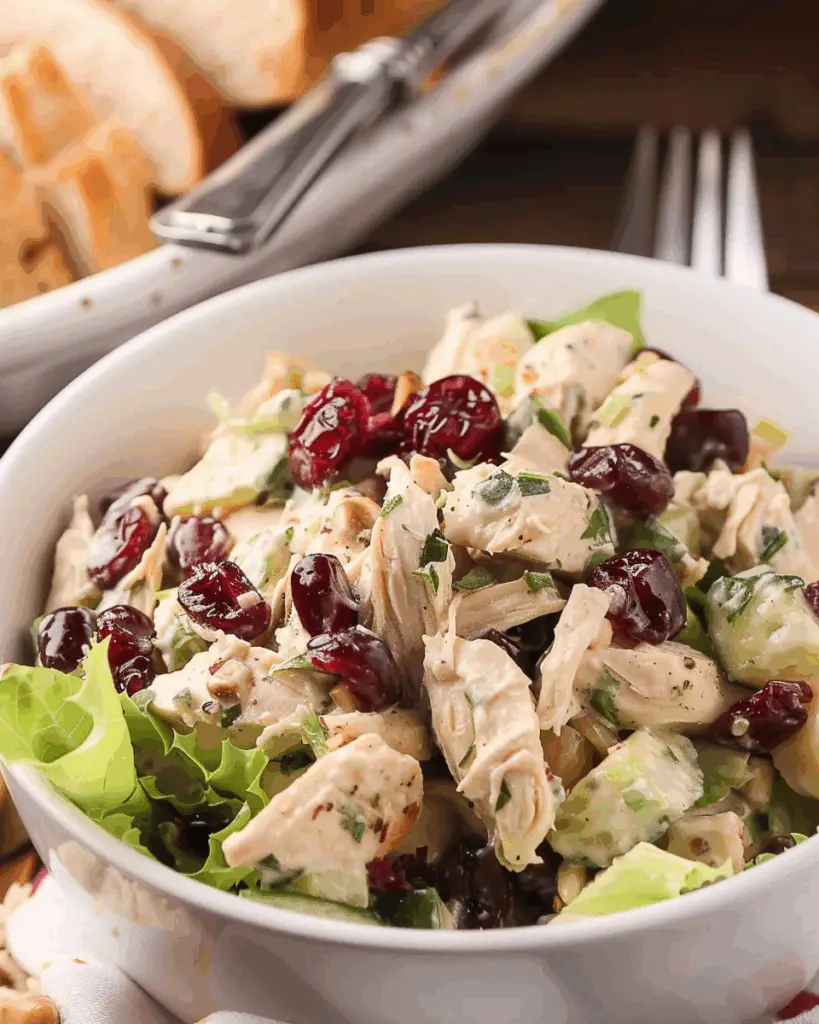 Easy Cranberry Chicken Salad
