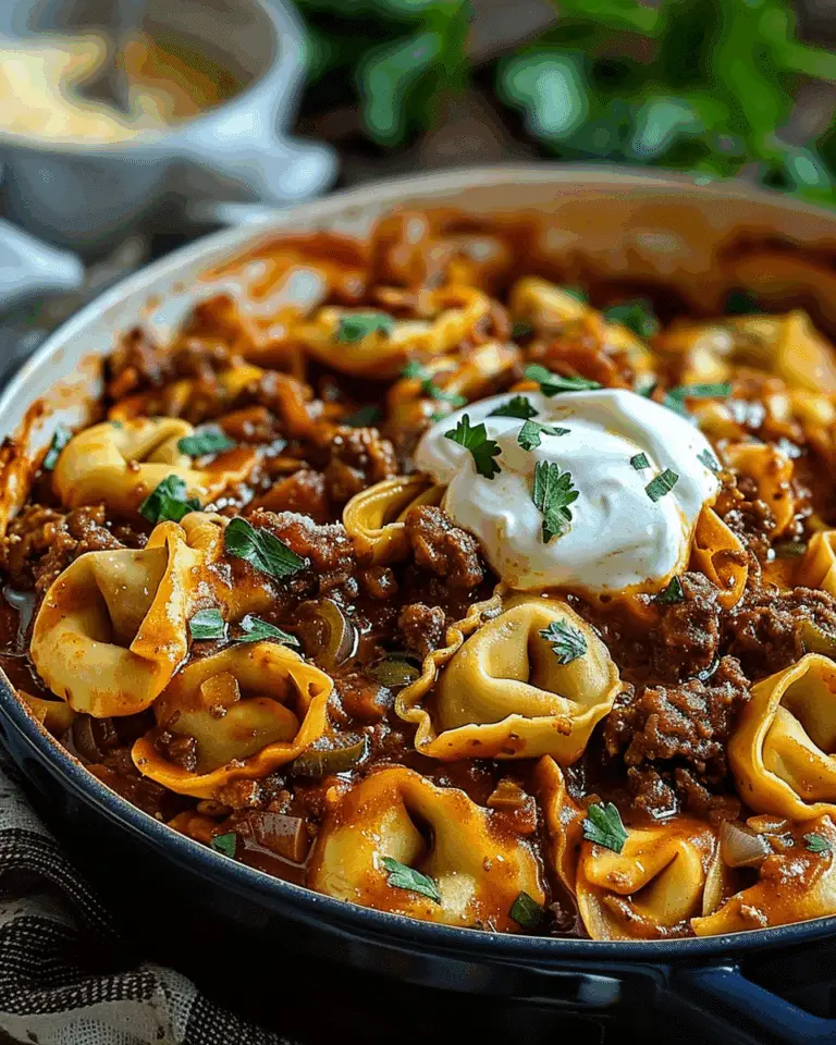 Cheesy Beef Enchiladas Tortellini (A Delicious Twist on Classic Comfort Food)
