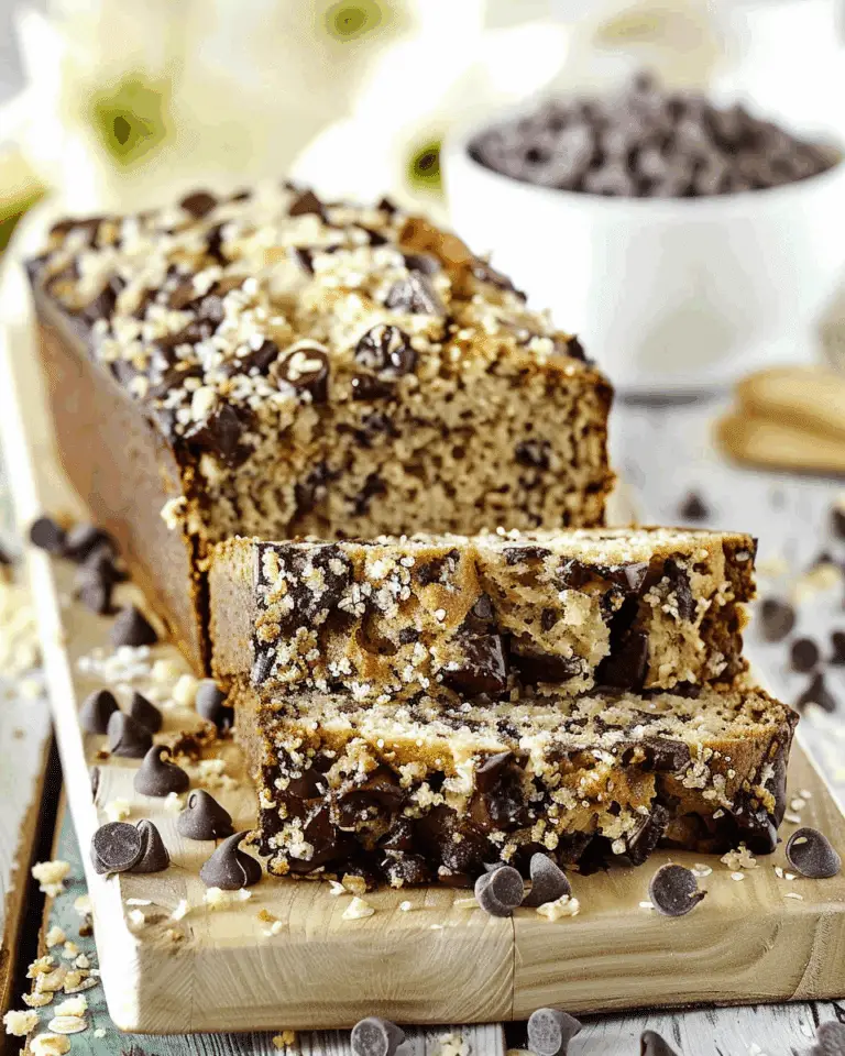 Chocolate Chip Zucchini Bread