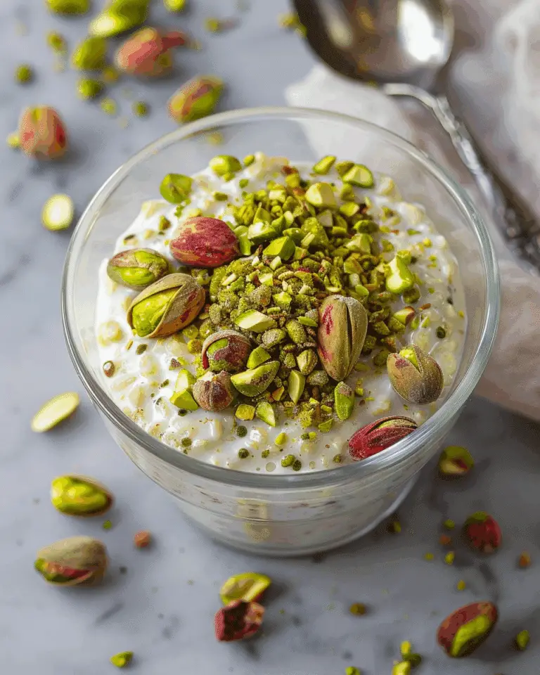 Pistachio Overnight Oats