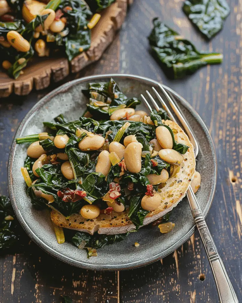 Easy Swiss Chard with Cannellini Beans