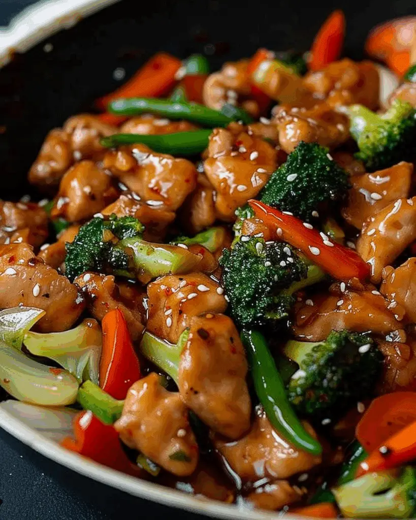 Honey Garlic Chicken Stir Fry