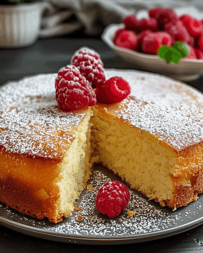 Three Ingredient Greek Yogurt Cake