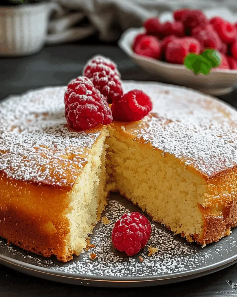 Three Ingredient Greek Yogurt Cake