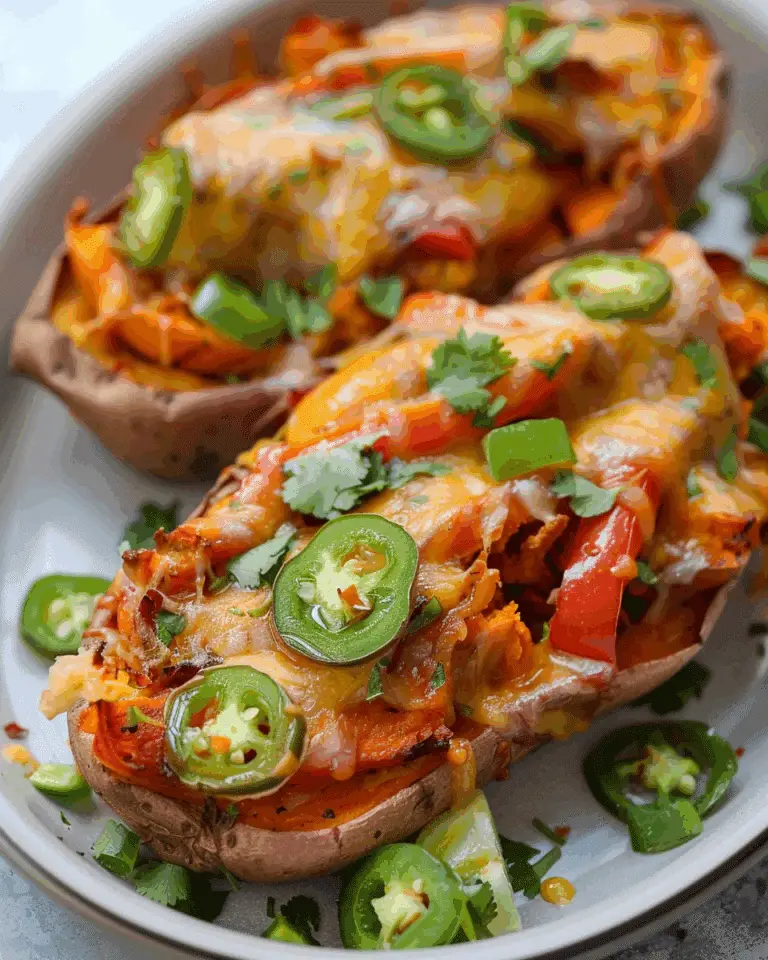 Fajita Stuffed Sweet Potatoes